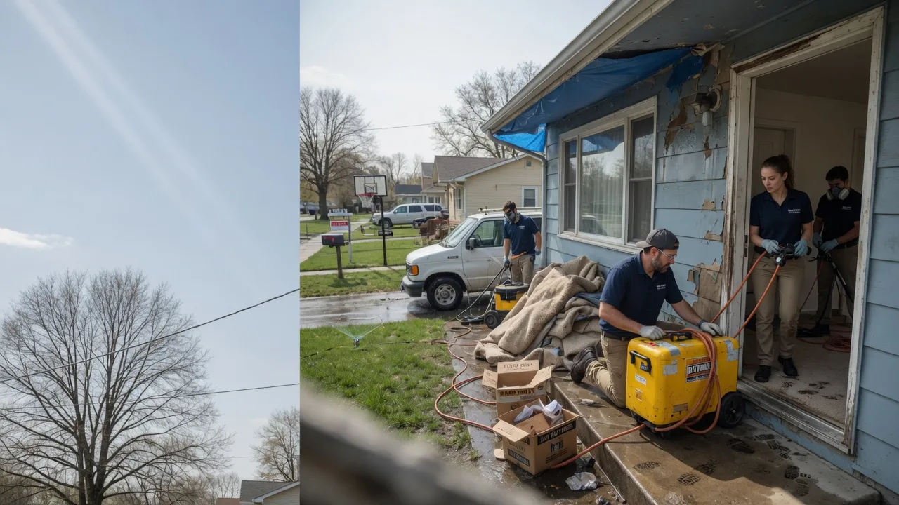 Basement Flood Cleanup in Ridgeview, SD near me